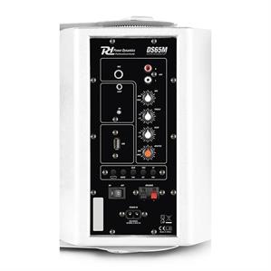 DS65MB Active Speaker Set With Multimedia Player, 125W, White